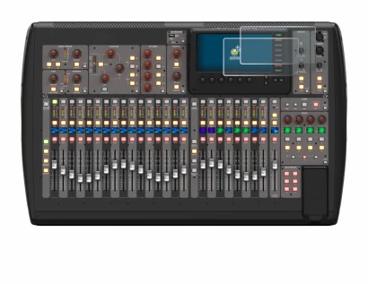 Image of the device Behringer X32 with a wide variety of screen protectors.