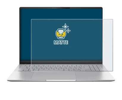 Image of the device ASUS Vivobook S16 OLED M5606 with a wide variety of screen protectors.