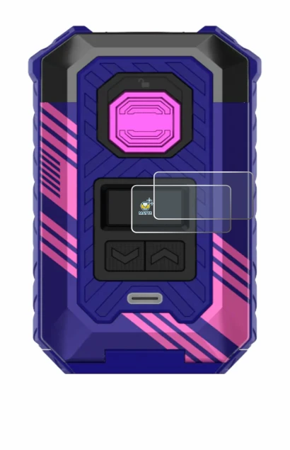 Image of the device Vaporesso Armour Max with a wide variety of screen protectors.