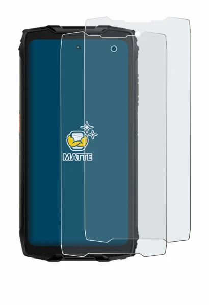 Image of the device Blackview BV9300 Pro with a wide variety of screen protectors.