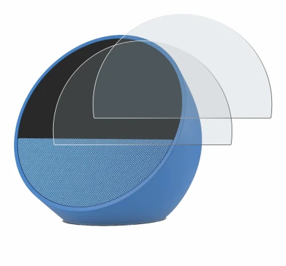 Image of the device Amazon Echo Spot 2024 with a wide variety of screen protectors.
