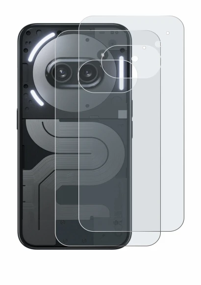 Image of the device Nothing Phone (2a) Plus (Back) with a wide variety of screen protectors.