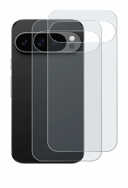 Image of the device Google Pixel 9 Pro (Back) with a wide variety of screen protectors.
