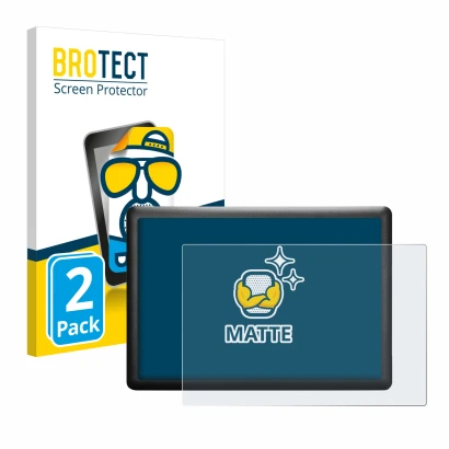 Front side of a product packaging with the brand logo BROTECT. Next to it is the device Wacom One S CTL-472-S shown with the c