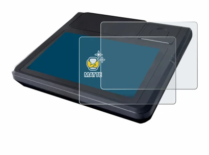Image of the device Techfive ECR 100 with a wide variety of screen protectors.