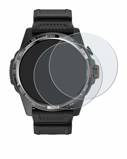 Image of the device Mobvoi Ticwatch Atlas with a wide variety of screen protectors.