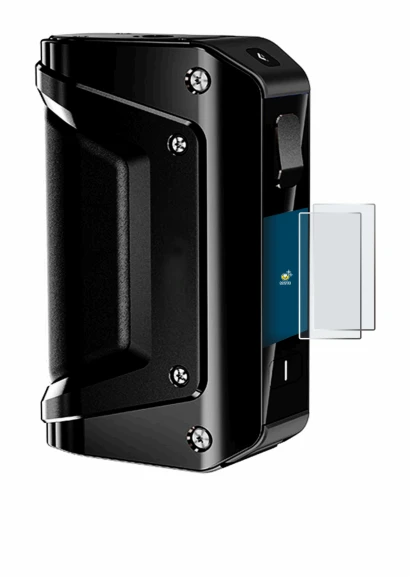 Image of the device geekvape Aegis 3 with a wide variety of screen protectors.