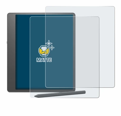 Image of the device Amazon Kindle Scribe 2024 with a wide variety of screen protectors.