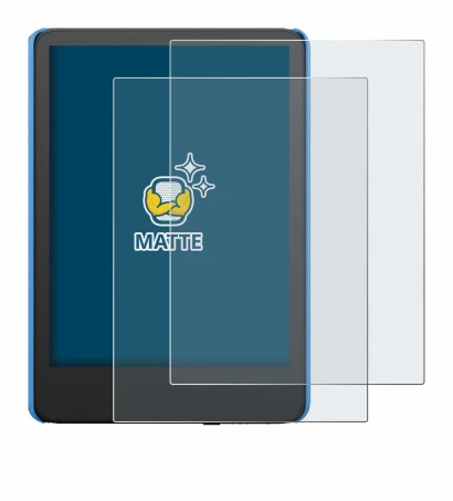 Image of the device Amazon Kindle Kids (2024) with a wide variety of screen protectors.