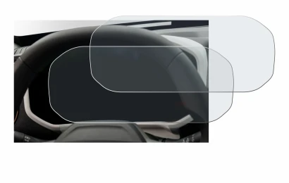 Image of the device Dacia Duster Tacho (2024) with a wide variety of screen protectors.