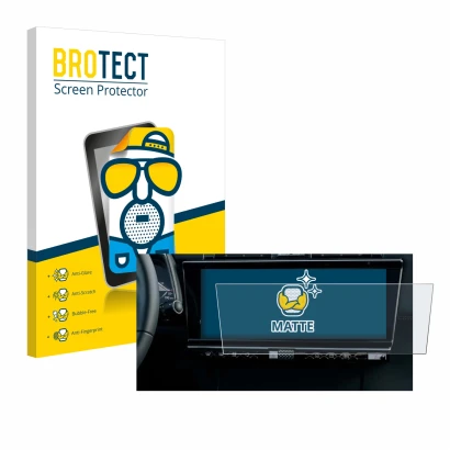 Front side of a product packaging with the brand logo BROTECT. Next to it is the device DS 7 Facelift (2024) shown with the co