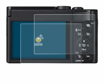 Image of the device Panasonic Lumix DC-TZ99 with a wide variety of screen protectors.