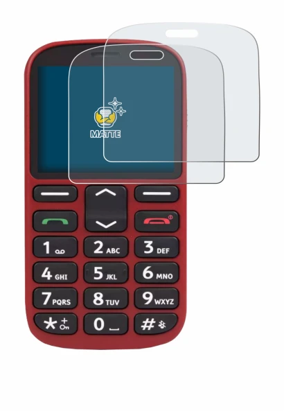 Image of the device Doro 1360 with a wide variety of screen protectors.