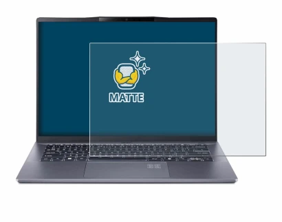 Image of the device Acer Swift Go 14 AI with a wide variety of screen protectors.