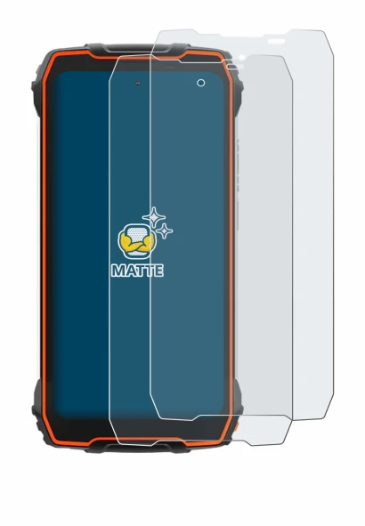 Image of the device Blackview Oscal Pilot 1 with a wide variety of screen protectors.