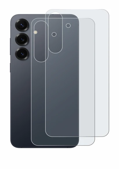 Image of the device Samsung Galaxy S25 Plus (Back) with a wide variety of screen protectors.