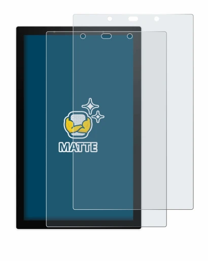 Image of the device SONOFF NSPanel Pro 120 with a wide variety of screen protectors.
