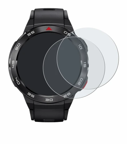 Image of the device Xiaomi Mibro GS Pro with a wide variety of screen protectors.