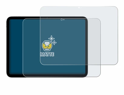Image of the device Apple iPad A16 11" WiFi 2025 (11th Gen.) with a wide variety of screen protectors.