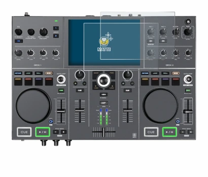 Image of the device Denon DJ Prime Go+ with a wide variety of screen protectors.