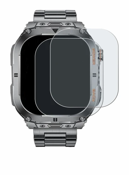 Image of the device SUNKTA EF9-A 2.13" with a wide variety of screen protectors.