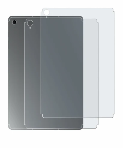 Image of the device Samsung Galaxy Tab S10 FE+ (Back) with a wide variety of screen protectors.