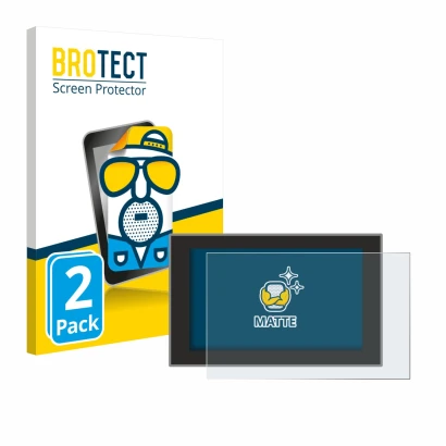 Front side of a product packaging with the brand logo BROTECT. Next to it is the device Dacia Duster 3 2025 shown with the cor
