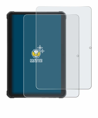 Image of the device Hotwav R10 Pro with a wide variety of screen protectors.
