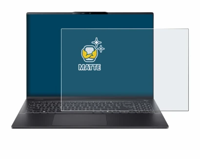 Image of the device Acer Swift 16 AI with a wide variety of screen protectors.