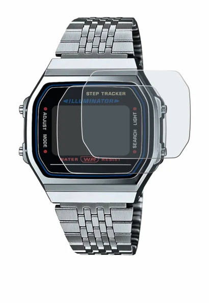 Image of the device Casio iconic ABL-100WE-1A with a wide variety of screen protectors.