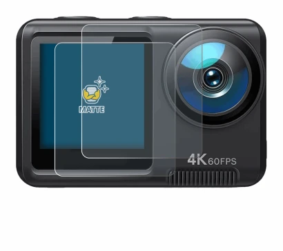 Image of the device Wolfang GA420 with a wide variety of screen protectors.