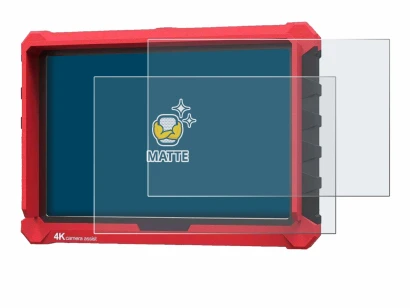 Image of the device Lilliput A7s 7" with a wide variety of screen protectors.