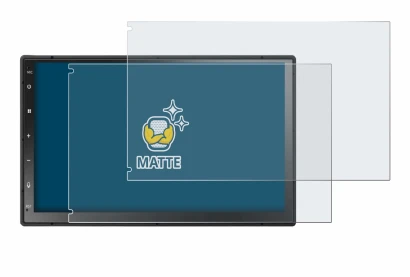 Image of the device Atoto A5LG2B7T 7" with a wide variety of screen protectors.