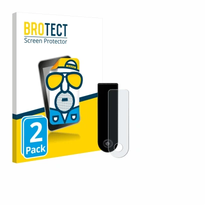 Front side of a product packaging with the brand logo BROTECT. Next to it is the device Xiaomi Electric Scooter 5 Max shown wi