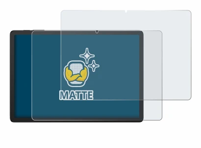 Image of the device Doogee Tab G6 Plus with a wide variety of screen protectors.