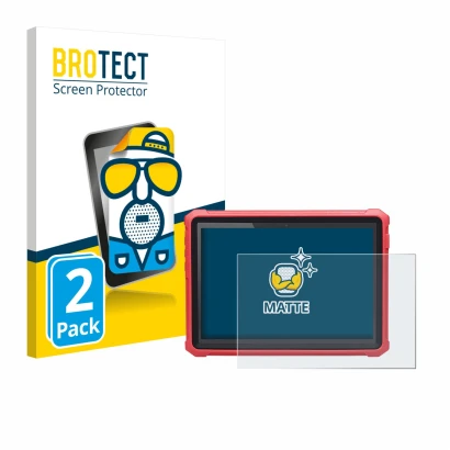 Front side of a product packaging with the brand logo BROTECT. Next to it is the device Launch X-431 Pro3 V+ Elite shown with