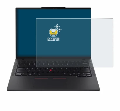 Image of the device Lenovo ThinkPad T14 Gen 6 with a wide variety of screen protectors.