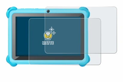 Image of the device zcobro KIDS710 7" with a wide variety of screen protectors.
