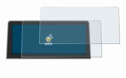 Image of the device Roadtop BMW 1 Serie E81 E82 E87 E88 2004-2012 10.25" with a wide variety of screen protectors.