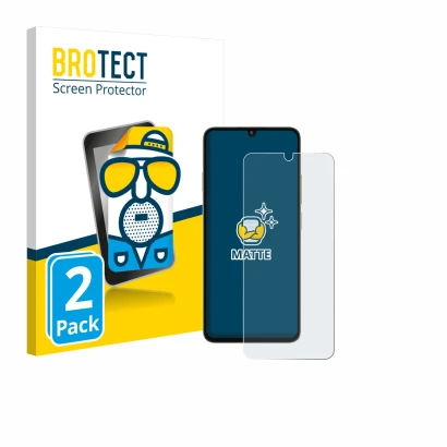 Front side of a product packaging with the brand logo BROTECT. Next to it is the device Oukitel C59 Pro shown with the corresp