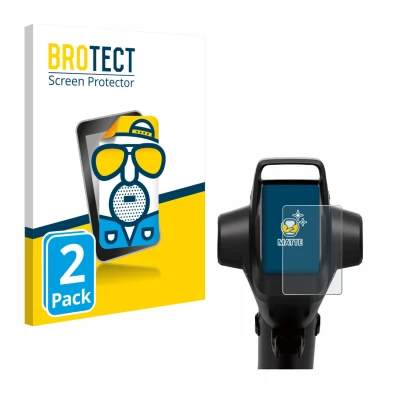 Front side of a product packaging with the brand logo BROTECT. Next to it is the device Segway GT3 Pro shown with the correspo