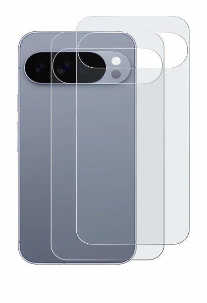 Image of the device Google Pixel 10 Pro XL (Back) with a wide variety of screen protectors.
