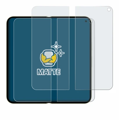 Image of the device Google Pixel 10 Pro Fold (Inner display) with a wide variety of screen protectors.