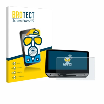 Front side of a product packaging with the brand logo BROTECT. Next to it is the device Cupra Leon Sportstourer VZ 12.9" 2025 