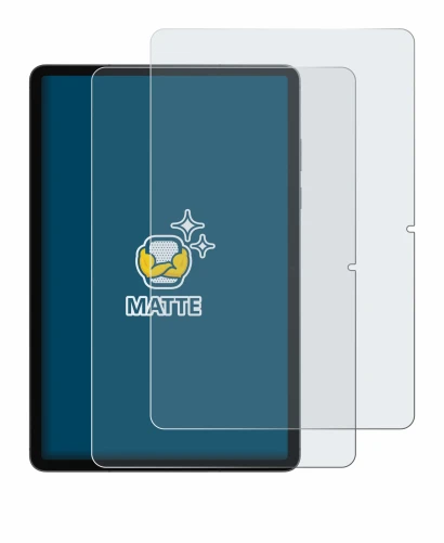 Image of the device Samsung Galaxy Tab S11 (portrait) with a wide variety of screen protectors.