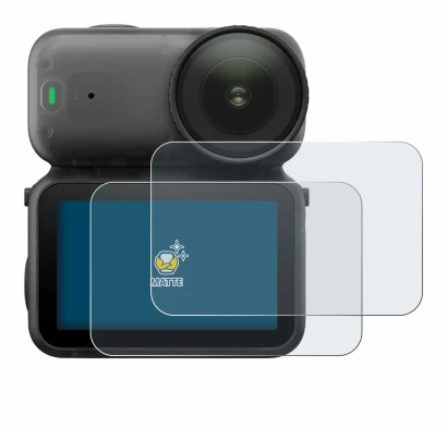 Image of the device DJI Osmo Nano with a wide variety of screen protectors.