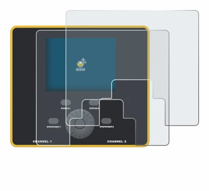 Image of the device Junsi iCharger DX12 with a wide variety of screen protectors.