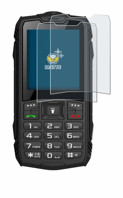 Image of the device Hammer Rock with a wide variety of screen protectors.