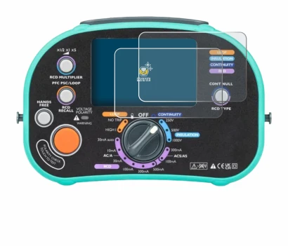 Image of the device Kewtech KT63DL with a wide variety of screen protectors.