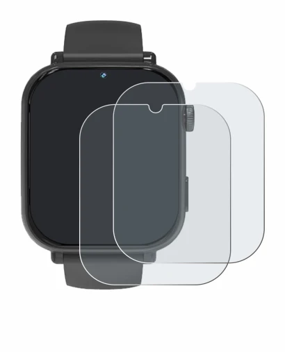 Image of the device Ucani A22 with a wide variety of screen protectors.